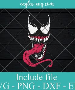 Carnage Venom Svg Cricut Silhouette PNG sublimation t-shirt print file