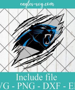 Carolina Panthers Ripped Claw svg, Carolina Panthers svg, Panthers Ripped Claw, Panthers svg, Clipart, Logo, png, Svg File For Cricut