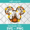 Disney Mouse Fall Castle SVG – Pumpkin Spiced svg cut file for cricut
