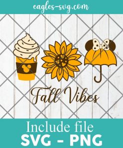 Disney Mouse Head Fall Vibes Svg – Thanksgiving spice food SVG cut files for cricut