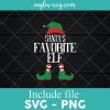 Favorite Elf Matching Group Xmas Funny Family Christmas SVG, Cricut Cut Files, Png