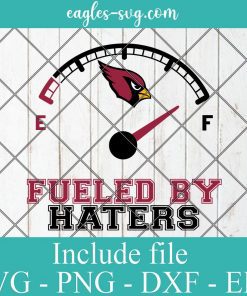 Fueled By Haters Arizona Cardinals Svg, Logo, Football, Sporst, NFL, Cricut, Png, Eps
