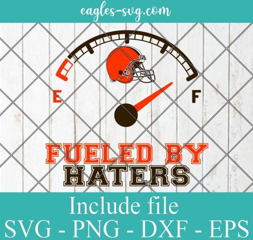 Fueled By Haters Cleveland Browns Svg, Logo, Football, Sporst, NFL, Cricut, Png, Eps