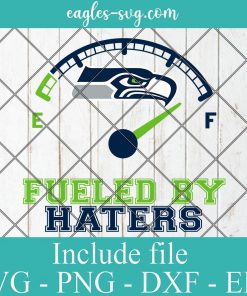 Fueled By Haters Seattle Seahawks Svg, Logo, Football, Sporst, NFL, Cricut, Png, Eps