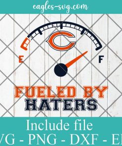 Fueled By Haters chicago bears Svg, Logo, Football, Sporst, NFL, Cricut, Png, Eps