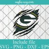 Green Bay Packers Ripped Claw svg, Green Bay Packers svg, Packers Ripped Claw svg, Clipart, Logo, png, Svg File For Cricut