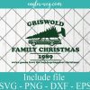 Griswold Family Christmas National Lampoon Christmas Vacation SVG, Cricut Cut Files, Png