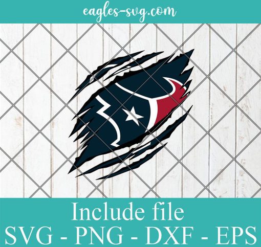 Houston Texans Ripped Claw svg, Houston Texans svg, Texans Ripped Claw, Texans svg, Clipart, Logo, png, Svg File For Cricut