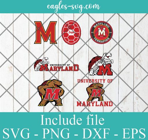Maryland Terrapins Svg Bundle, School Mascot svg, sports spirit svg, Team Logos, Clipart, Png, Cricut