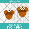 Disney Mouse Head Acorns Svg – Thanksgiving Day Decors SVG cut files for cricut