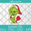 Ms Grinch Christmas Svg, Santa Grinch Svg, Sexy Girl Christmas Svg Png, Cricut, Silhouette Cut Files