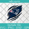 New England Patriots Ripped Claw svg, New England Patriots svg, Patriots Ripped Claw, Patriots svg, Clipart, Logo, png, Svg File For Cricut