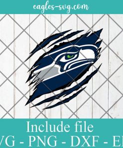Seattle Seahawks Ripped Claw svg, Seattle Seahawks svg, Seahawks Ripped Claw, Seahawks svg, Clipart, Logo, png, Svg File For Cricut