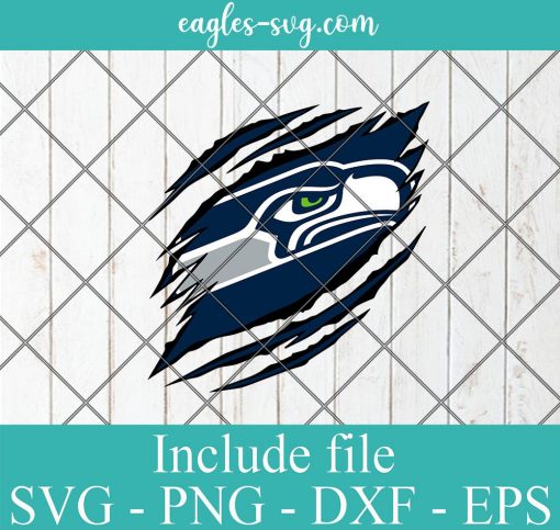Seattle Seahawks Ripped Claw svg, Seattle Seahawks svg, Seahawks Ripped Claw, Seahawks svg, Clipart, Logo, png, Svg File For Cricut