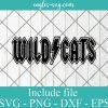 Wildcats rock and roll Svg, Kentucky Wildcats ACDC Svg, Vinyl Cut File for Silhouette or Cricut
