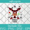 Buffalo Plaid Moose Teacher Squad Christmas Svg, Reindeer Teacher Christmas SVG, Cricut Cut Files, Png