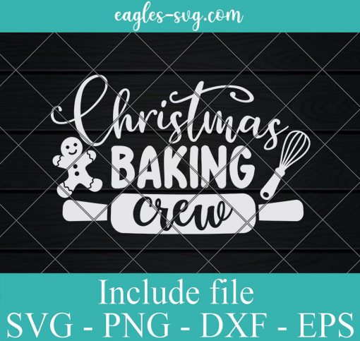 Christmas Baking Crew svg, Holiday svg, Christmas Funny Saying Svg, Png, Cricut File Silhouette Art