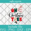 Funny Christmas Oh Christmas Tree Svg, Retro Christmas Svg, Png, Cricut File Silhouette Art