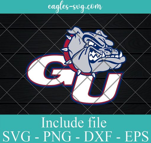 Gonzaga Bulldogs NCAA logo Svg, Gonzaga University svg, Zags Svg, school sports team svg, png, cricut