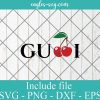 Gucci Cherry Logo Brand Svg File Diy Crafts Svg Files For Cricut