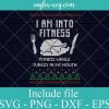 I am Into Fitness, Fitness Whole Turkey In My Mouth Ugly Sweater Svg, Png, Cricut File Silhouette Art