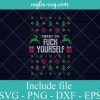 Merry Go Fuck Yourself Ugly Christmas Sweater Svg, Png, Cricut File Silhouette Art
