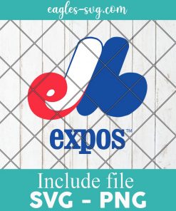 Montreal Expos Logo Baseball SVG, Cricut Cut Files, Png