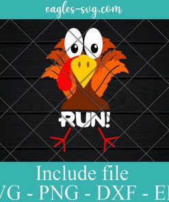 Running Face Turkey Trot SVG, Cricut Cut Files, Png, Funny Thanksgiving Day Svg