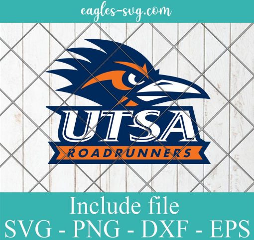 UTSA Roadrunners Rowdy Svg, The University of Texas at San Antonio Svg, Logo Sports Svg, University College Svg, png, cricut