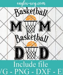 Basketball Mom and Dad Svg Basketball Bundle Svg Cricut File Silhouette Art