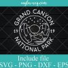 Grand Canyon National Park Est 1919 Svg, Png, Cricut File Silhouette Art