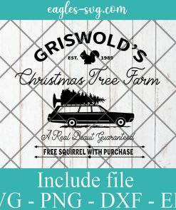 Griswold's Christmas Tree Farm Svg, Png, Cricut File Silhouette Art