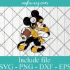 Mickey Mouse Steelers SVG PNG Design