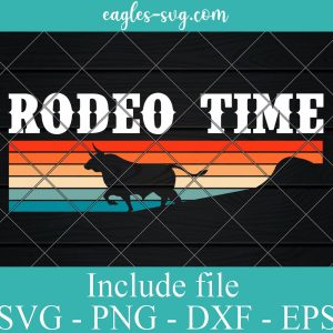 Rodeo Time Cowboy Wild West Svg, Png, Cricut File Silhouette Art