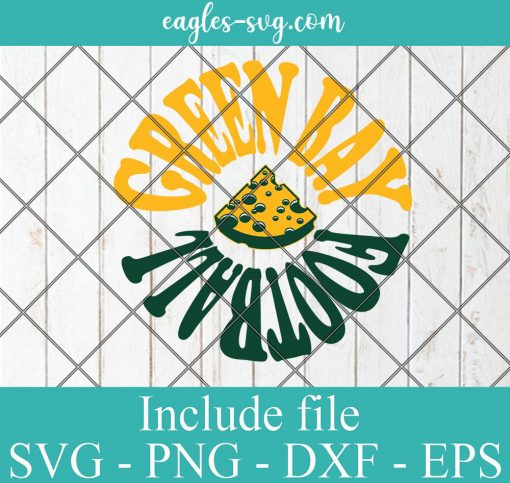 Green Bay Packers Retro Svg- Football Vintage Style Svg - Wisconsin Cheese Head - Throwback Logo Svg