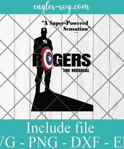 Marvel Hawkeye Rogers The Musical A Super Powered Sensation Svg, Png, Cricut File Silhouette Art