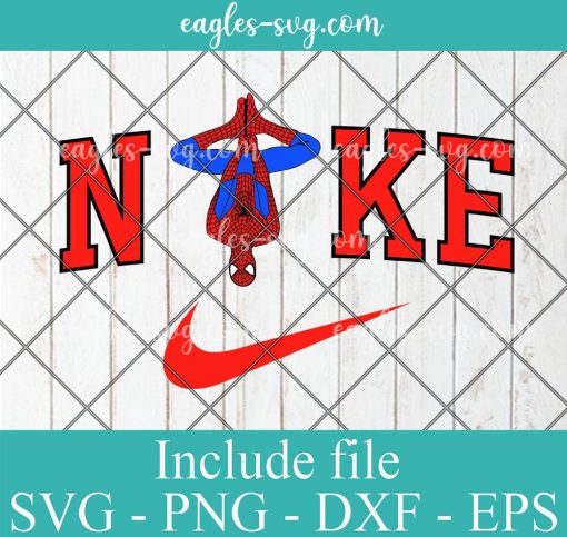 Nike Spider-Man Logo Svg, Png, Cricut File Silhouette Art