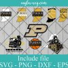 Purdue Boilermakers Basketball Logo Sports School SVG PNG DXF EPS Cricut Silhouette