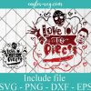 Love you to pieces Horror On valentine Day Svg, Png, Cricut File Silhouette Art