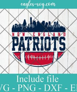 New England Patriots svg, Boston Skyline Silhouette, nfl svg, american football svg file, sport svg , pdf, png