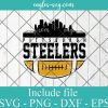 Pittsburgh Steelers svg, Pittsburgh Skyline Silhouette, nfl svg, american football svg file, sport svg , pdf, png