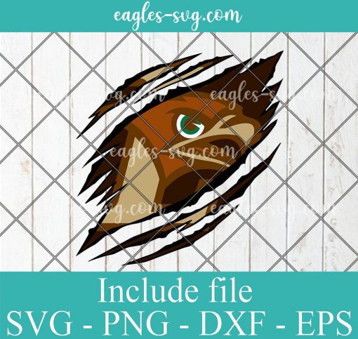 Ripped Claw Lehigh Mountain Hawks Logo University College Svg, Png, Cricut File Silhouette
