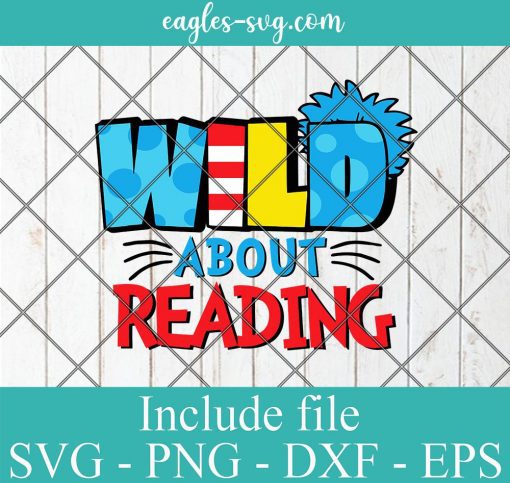 Wild About Reading Dr Teacher Red And White Stripe Hat Svg, Png, Cricut File Silhouette