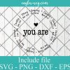 You are Inspiration Svg – Bible Verse svg – Inspirational Svg, Png, Cricut File Silhouette