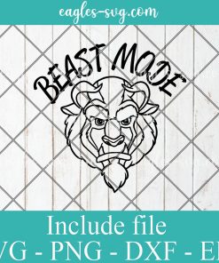 Beast Mode Beauty And The Beast Svg, Png, Cricut File Silhouette