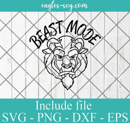 Beast Mode Beauty And The Beast Svg, Png, Cricut File Silhouette