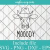 Moody Cowboys SVG Cricut File Silhouette, Png