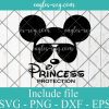 Princess Protection Mickey Sunglasses Svg, Png, Cricut File Silhouette