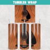 Acoustic Guitar Tumbler Wrap Templates 20oz Skinny Sublimation Design, PNG File Digital Download