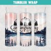 Camping Tumbler Wrap Templates 20oz Skinny Sublimation Design, PNG File Digital Download
